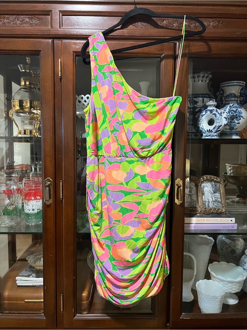 Saylor Sainte One-Shoulder Mini Dress Size XL